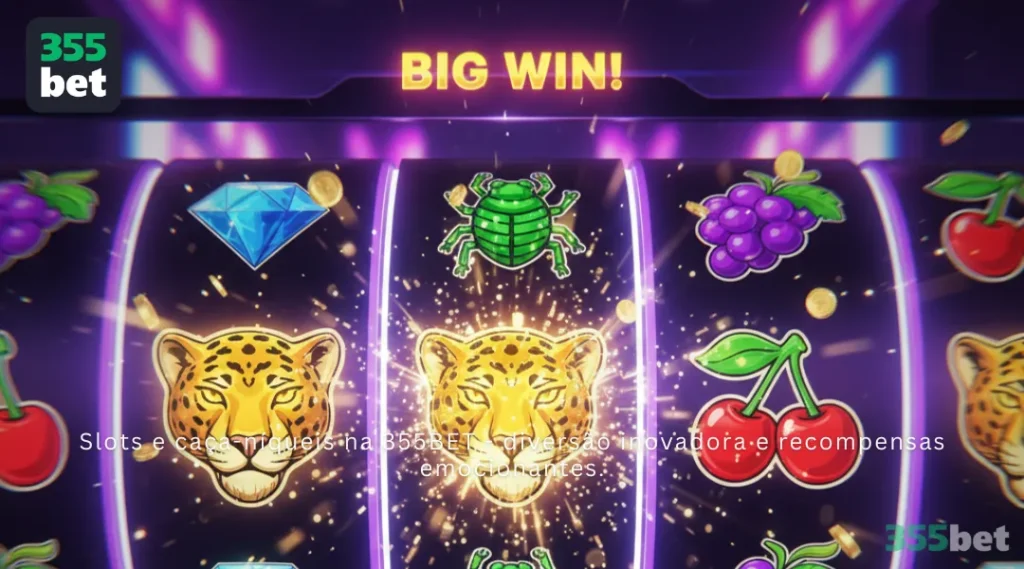 Slots e caça-níqueis na 355BET - diversão inovadora e recompensas emocionantes.