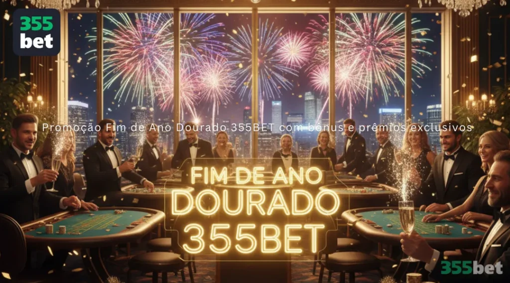 Promoção Fim de Ano Dourado 355BET com bônus e prêmios exclusivos