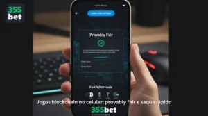 Jogos blockchain no celular: provably fair e saque rápido
