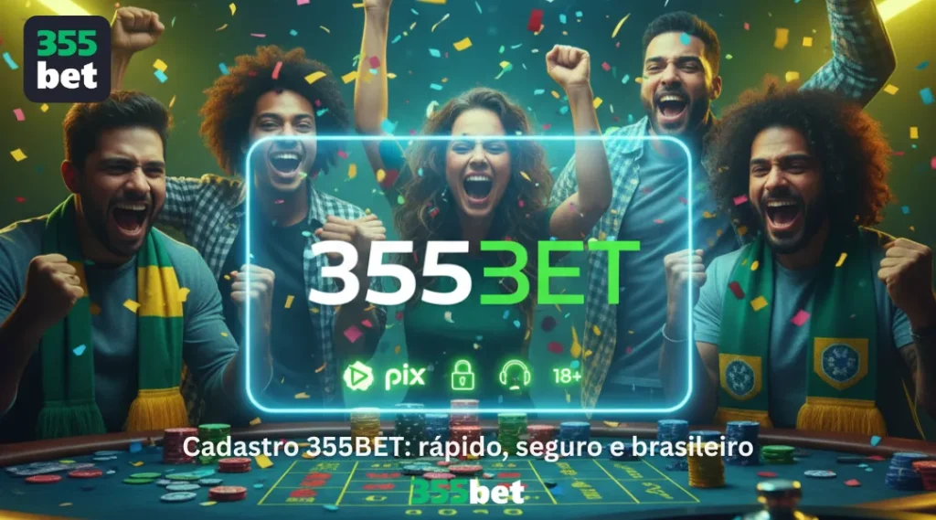 Cadastro 355BET: rápido, seguro e brasileiro