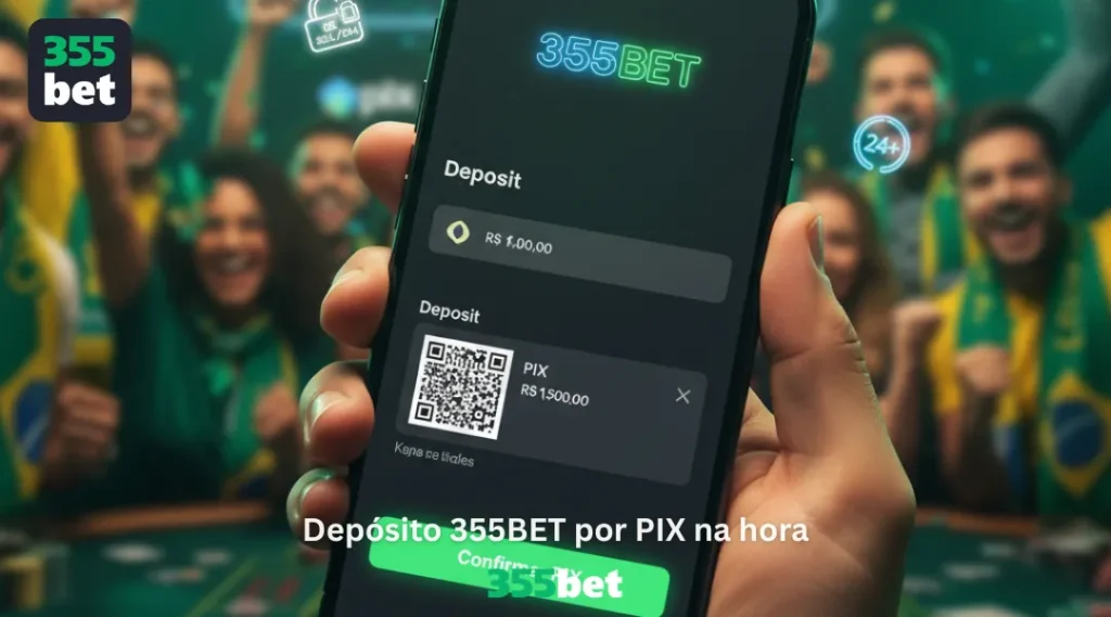 Depósito 355BET por PIX na hora