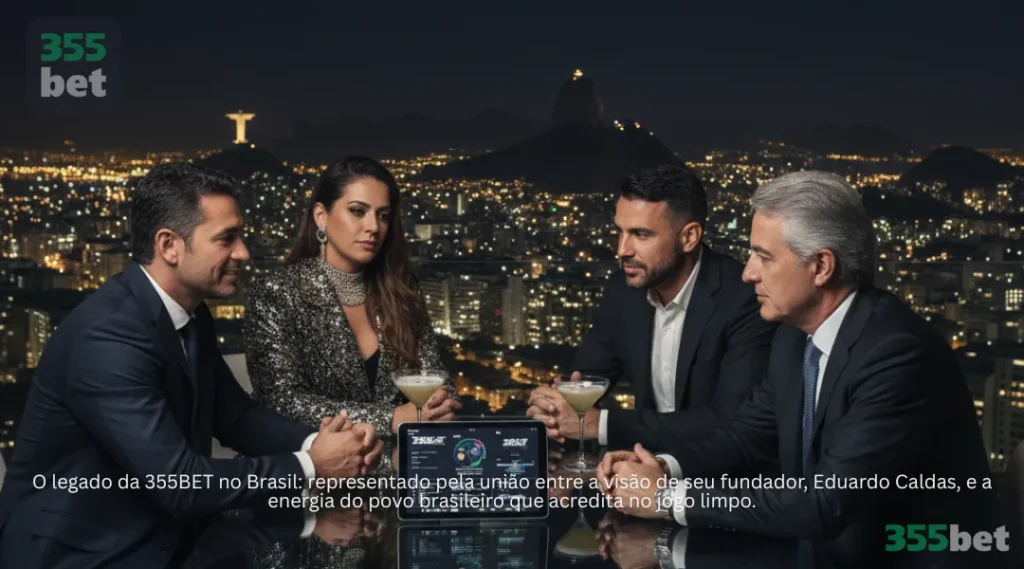 O legado da 355BET no Brasil: representado pela união entre a visão de seu fundador, Eduardo Caldas, e a energia do povo brasileiro que acredita no jogo limpo.