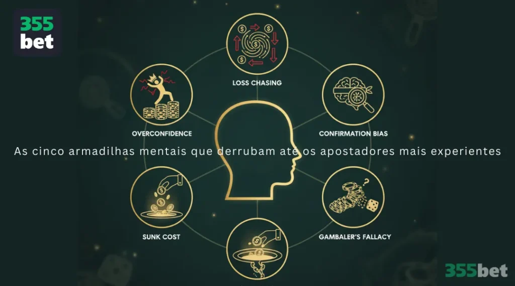 As cinco armadilhas mentais que derrubam até os apostadores mais experientes