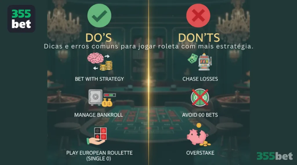 Dicas e erros comuns para jogar roleta com mais estratégia.
