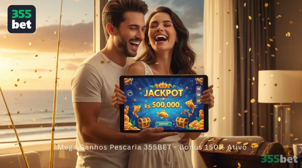 Mega Ganhos Pescaria 355BET - Bonus 150% Ativo