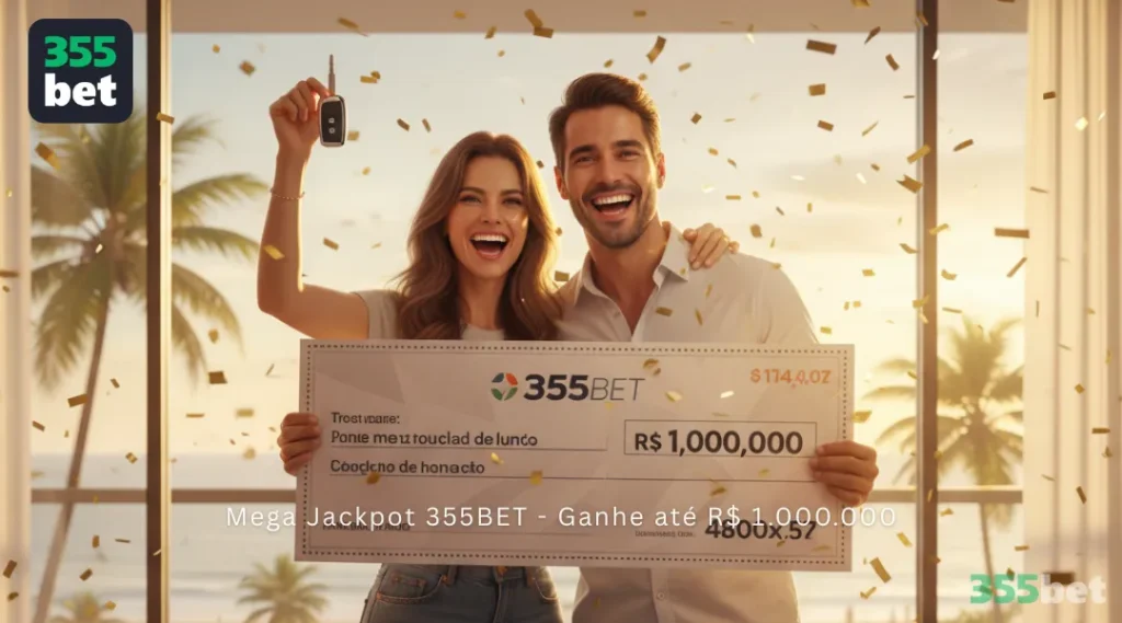 Mega Jackpot 355BET - Ganhe até R$ 1.000.000