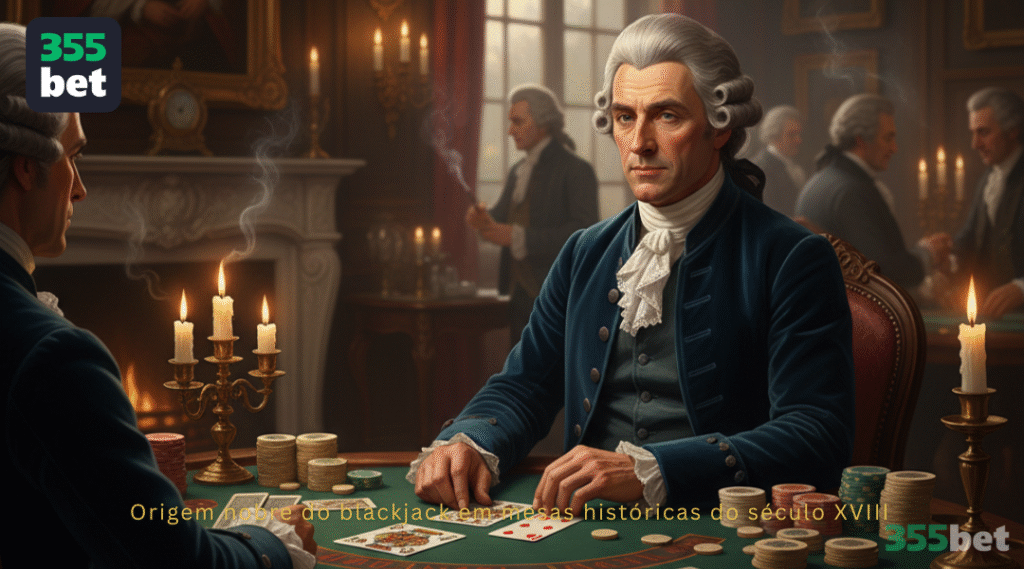 Origem nobre do blackjack em mesas históricas do século XVIII